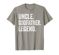 Uncle Godfather Legend Distressed Bold T-Shirt - Graphic Print for Adults - T-Shirt, Sweatshirt, Hoodie