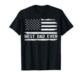 Best Dad Ever Us American Flag T-Shirt - Casual Everyday Wear for Adults - T-Shirt, Sweatshirt, Hoodie