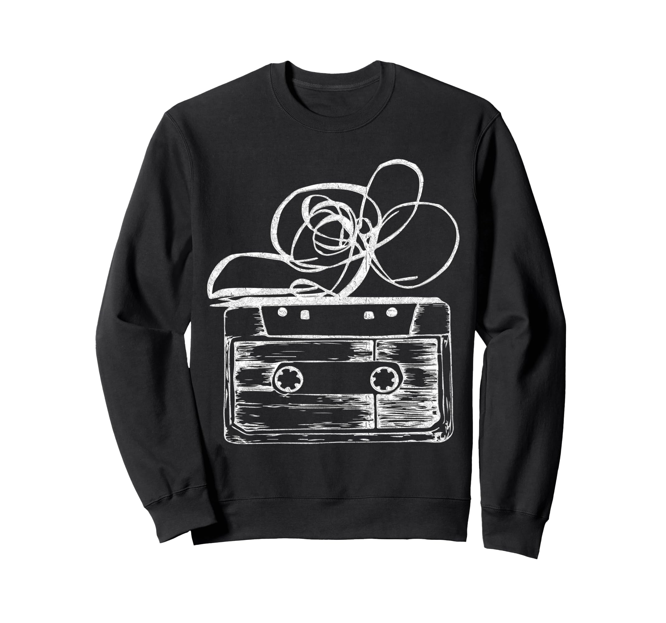 Love Mixtape 80S Blank Cassette Sweatshirt - Custom Art Print for Adults - T-Shirt, Sweatshirt, Hoodie
