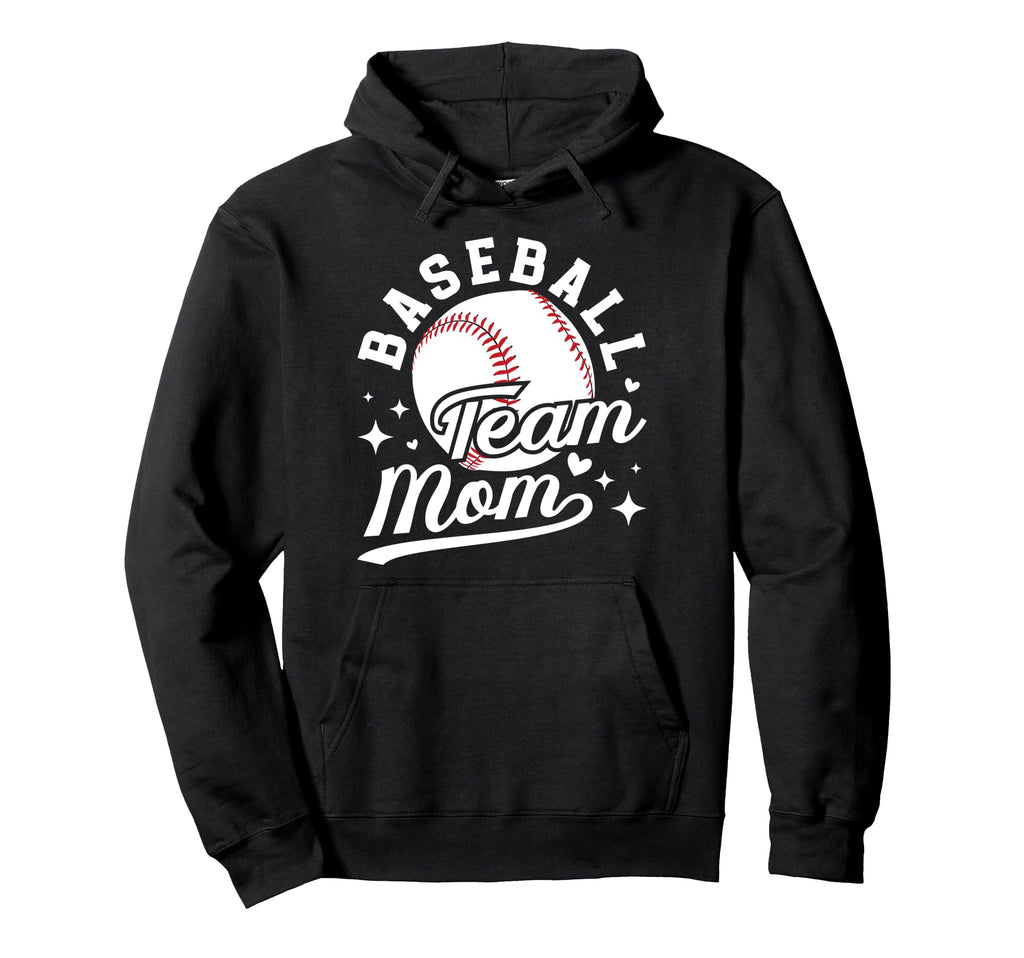 Baseball Team Mom Appreciation Baseball Hoodie - Unique Graphic for Adults - T-Shirt, Sweatshirt, Hoodie
