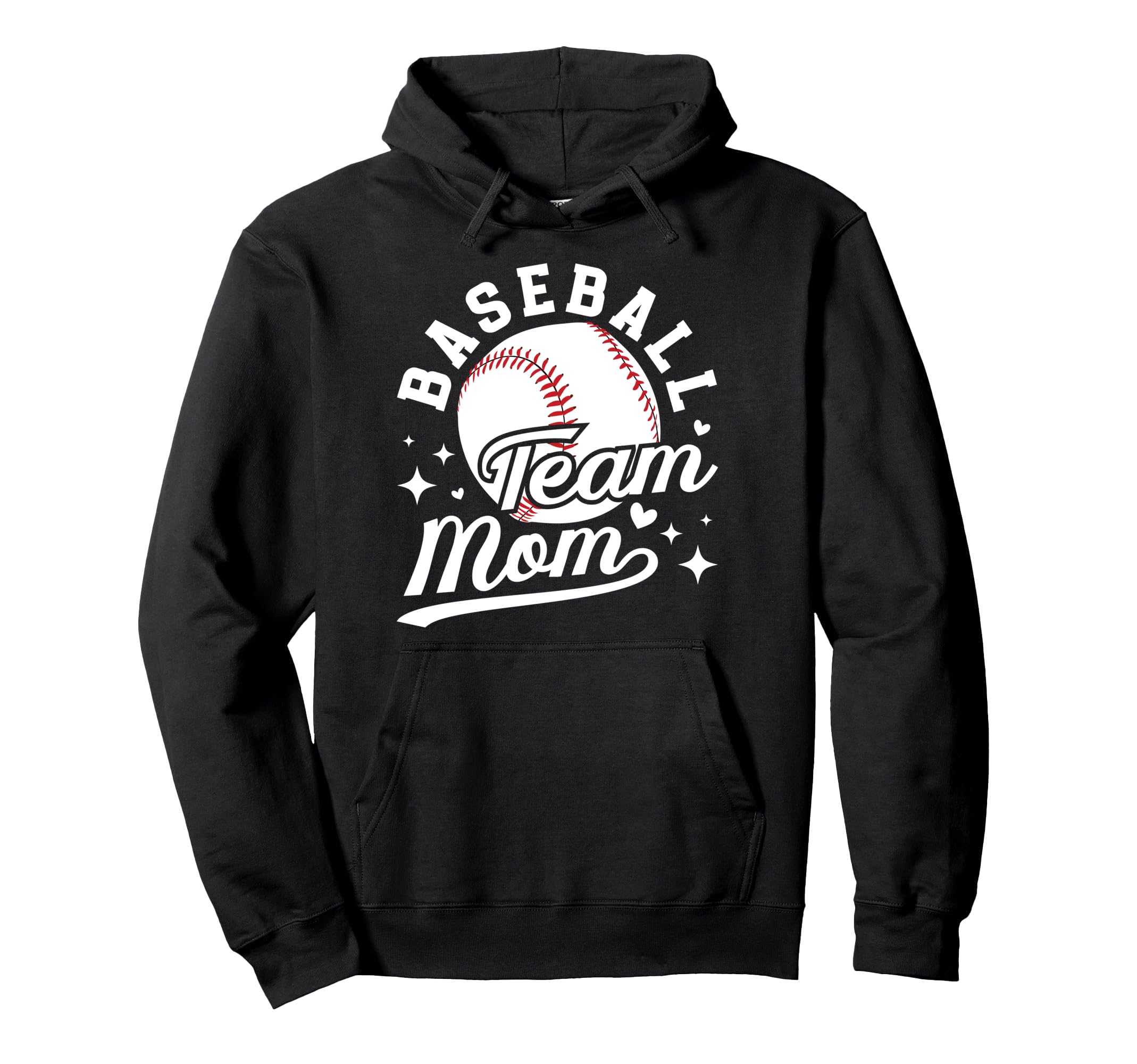 Baseball Team Mom Appreciation Baseball Hoodie - Unique Graphic for Adults - T-Shirt, Sweatshirt, Hoodie