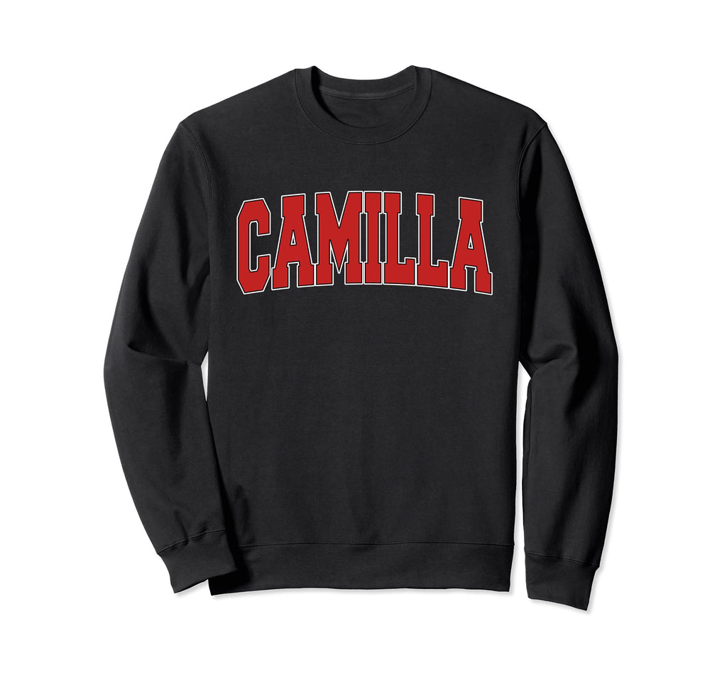Camilla Ga Georgia Varsity Usa Sports Sweatshirt - Novelty Apparel Unisex - T-Shirt, Sweatshirt, Hoodie