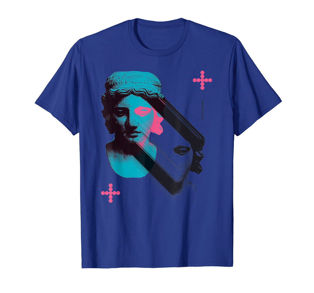 Vaporwave Aesthetic 80S 90S Statue T-Shirt - Graphic Print for Adults - T-Shirt, Sweatshirt, Hoodie