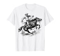 Cowboy Rodeo Horse Riding Usa Cowboy T-Shirt - Trendy Graphic Men Women - T-Shirt, Sweatshirt, Hoodie