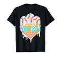Ball Mom Tball Mama Ice Cream Drip T-Shirt - Streetwear Style Men Women - T-Shirt, Sweatshirt, Hoodie