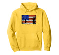Baseball Coach Baseball Dad American Hoodie - Custom Art Print Men Women - T-Shirt, Sweatshirt, Hoodie