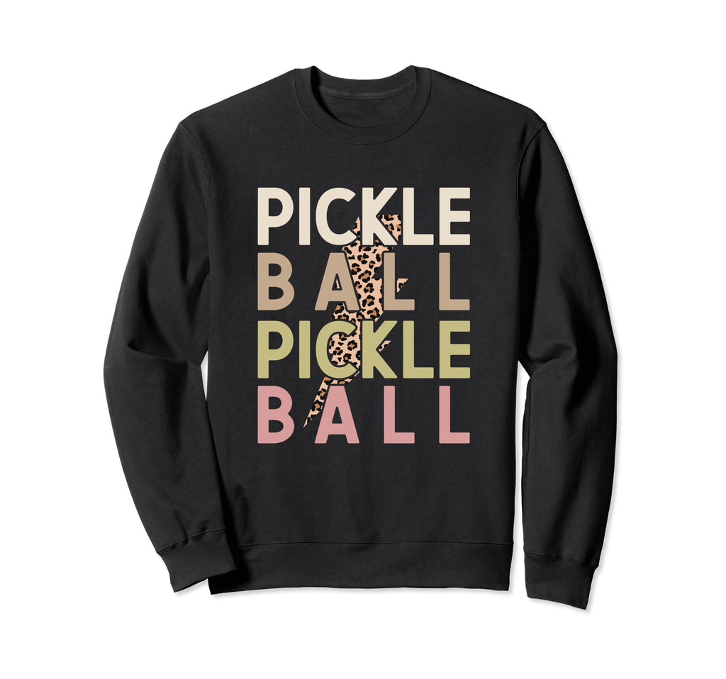 Boho Pickleball Thunder Lighting Mom Sweatshirt - Custom Art Print Unisex - T-Shirt, Sweatshirt, Hoodie