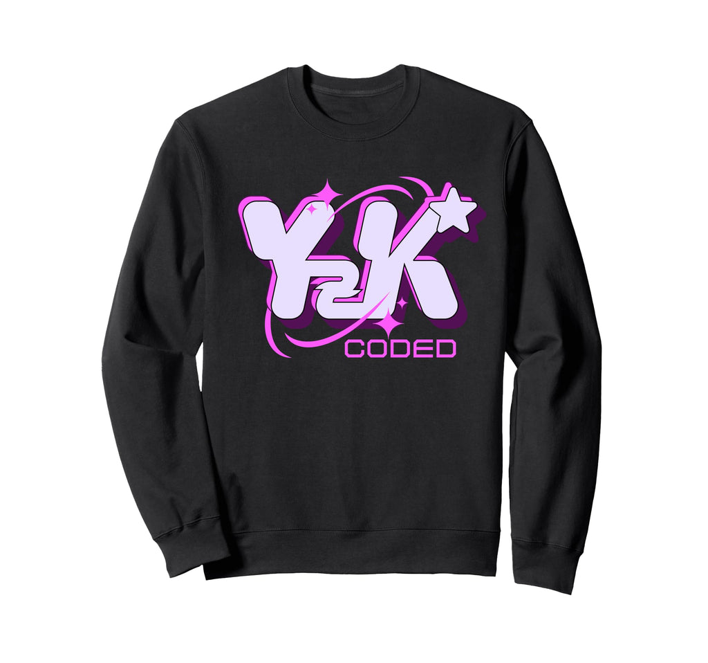 Y2K Coded 2000S Aesthetic Sweatshirt - Aesthetic Graphic for Adults - T-Shirt, Sweatshirt, Hoodie
