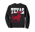 Texas Longhorn Rodeo Cowboy Texas Sweatshirt - Aesthetic Graphic Men Women - T-Shirt, Sweatshirt, Hoodie