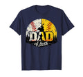 Dad Both Baseball And Softball Fathers Day T-Shirt - Trendy Graphic Unisex - T-Shirt, Sweatshirt, Hoodie