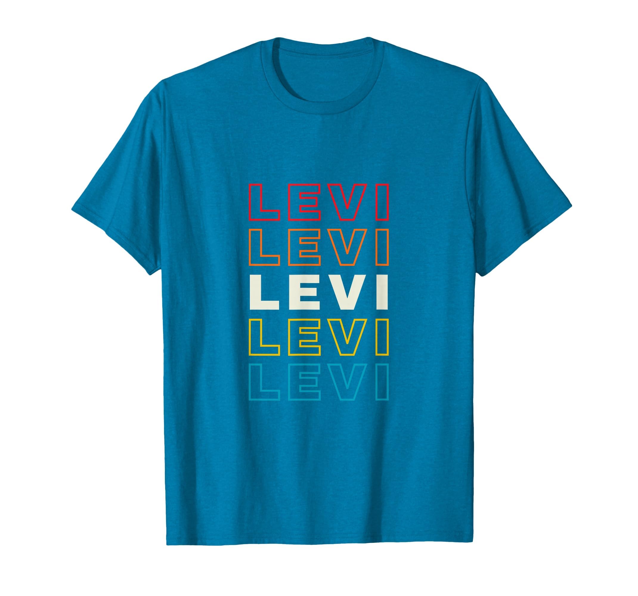 I Love Levi Personalized Sunset First T-Shirt - Unique Graphic for Adults - T-Shirt, Sweatshirt, Hoodie