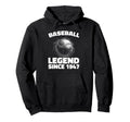 Birthday Baseball Sport Player Team Hoodie - Graphic Print for Adults - T-Shirt, Sweatshirt, Hoodie