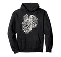 Chinese Dragon Dragon Grunge Aesthetic Hoodie - Minimalist Print Men Women - T-Shirt, Sweatshirt, Hoodie
