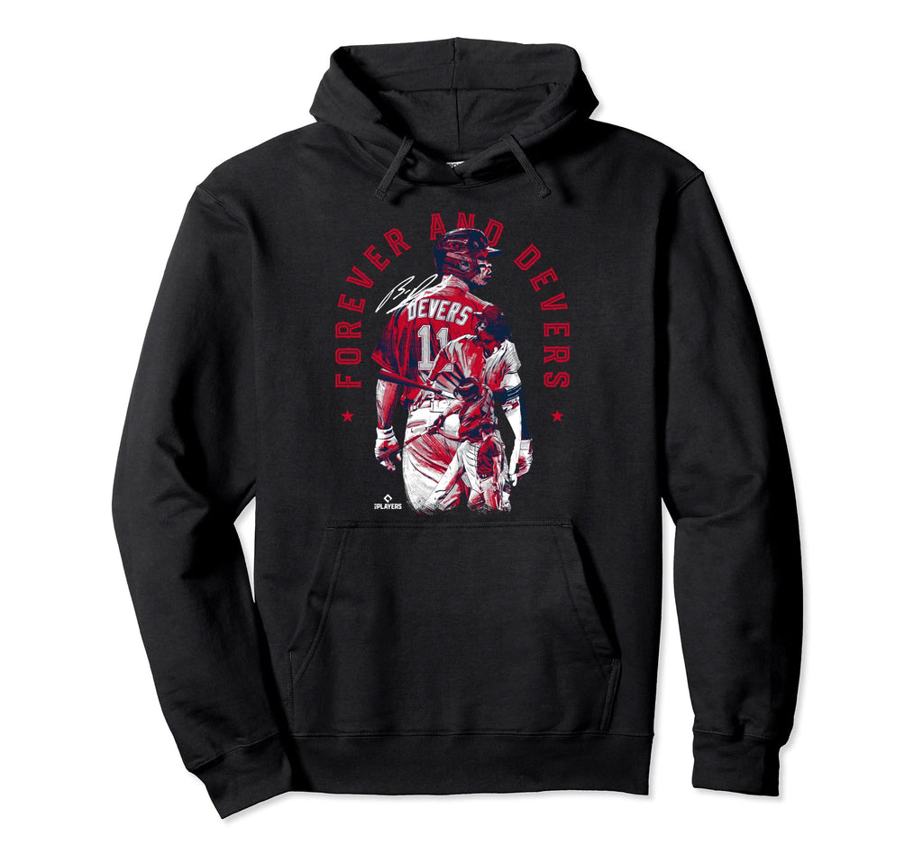 Forever And Devers Rafael Devers Mlbpa Hoodie - Novelty Apparel Unisex - T-Shirt, Sweatshirt, Hoodie