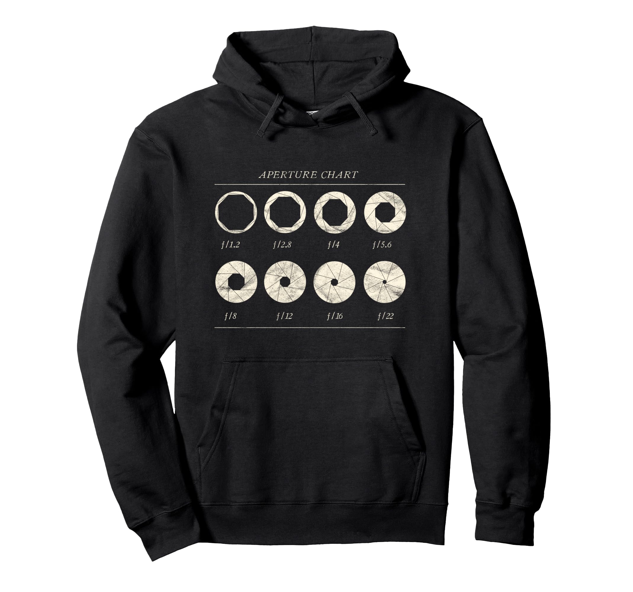 Photographer Dslr Camera Lens Aperture Hoodie - Custom Art Print Unisex - T-Shirt, Sweatshirt, Hoodie