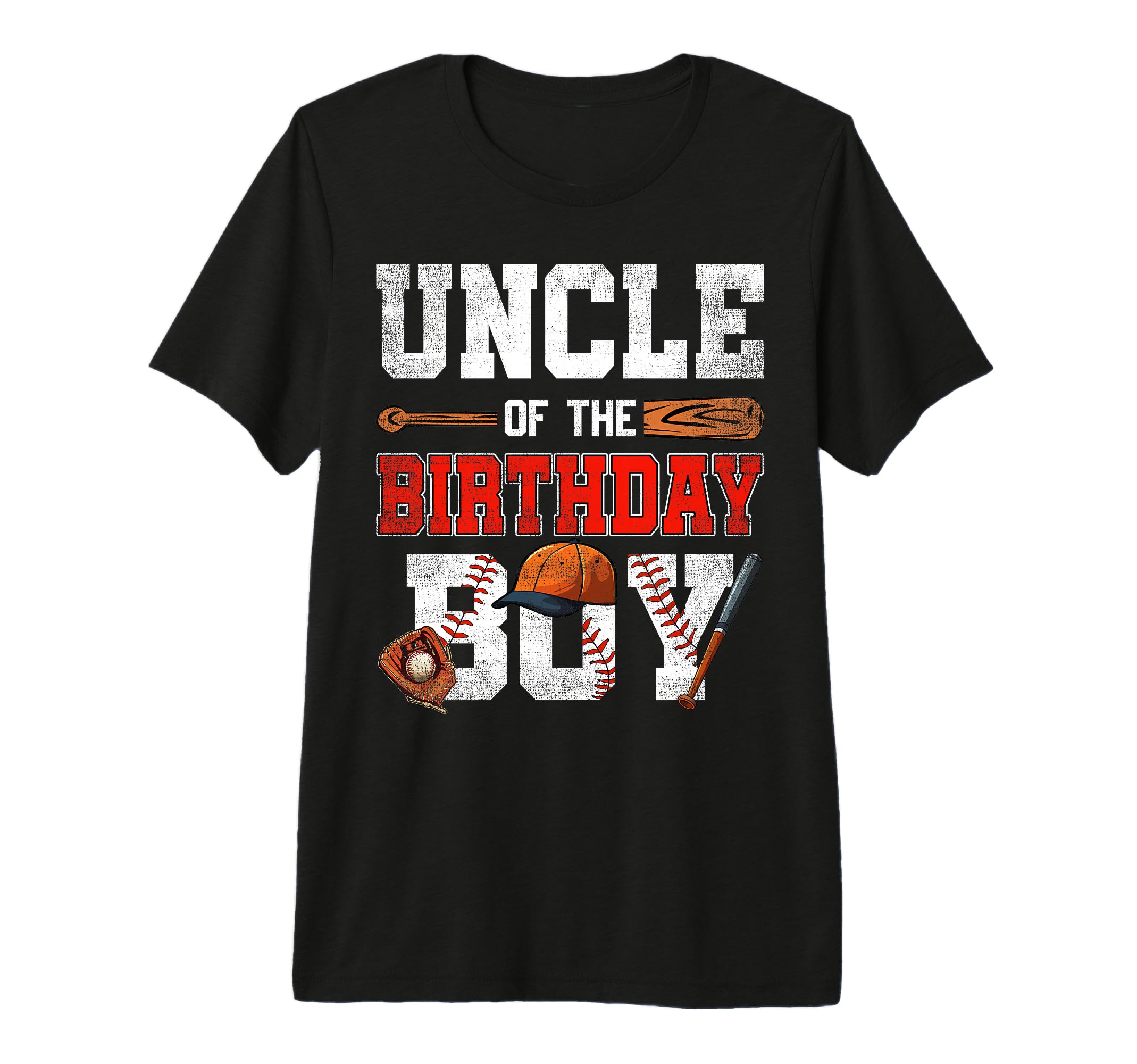 Uncle Birthday Baseball Bday Family Tri T-Shirt - Aesthetic Graphic Unisex - T-Shirt, Sweatshirt, Hoodie
