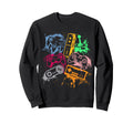 Video Game Console Controllers 80S Sweatshirt - Fun Novelty Design Unisex - T-Shirt, Sweatshirt, Hoodie