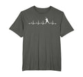 Baseball Heartbeat Ecg Baseball Player T-Shirt - Trendy Graphic Unisex - T-Shirt, Sweatshirt, Hoodie