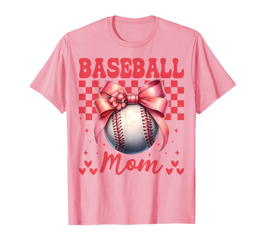 Baseball Mom Baseball Mama Mothers T-Shirt - Minimalist Print for Adults - T-Shirt, Sweatshirt, Hoodie