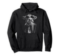 Cow Drinking Iced Coffee Funny Animal Hoodie - Custom Art Print Unisex - T-Shirt, Sweatshirt, Hoodie
