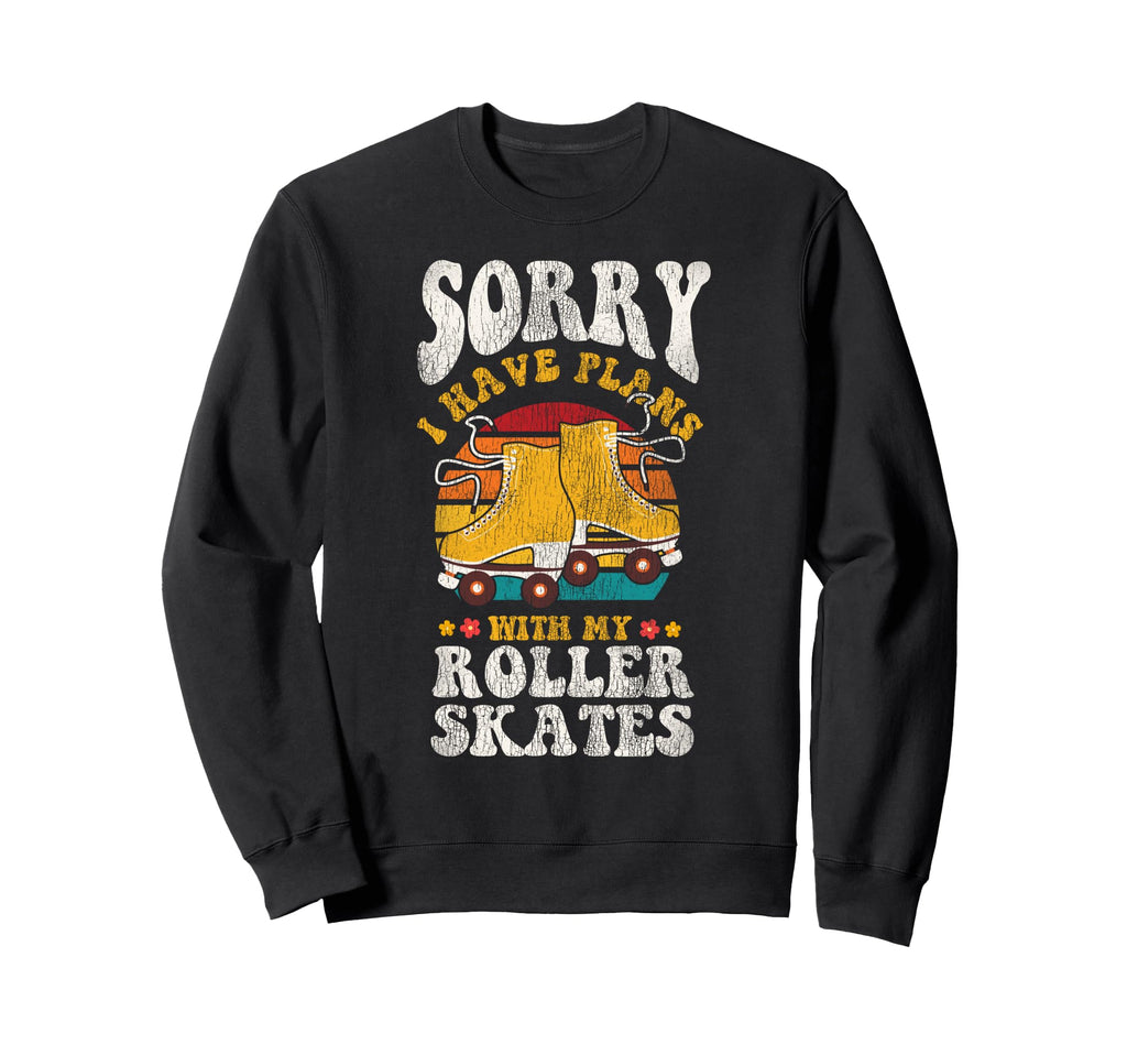 Roller Skating Skate 1970S Sweatshirt - Graphic Print Unisex - T-Shirt, Sweatshirt, Hoodie
