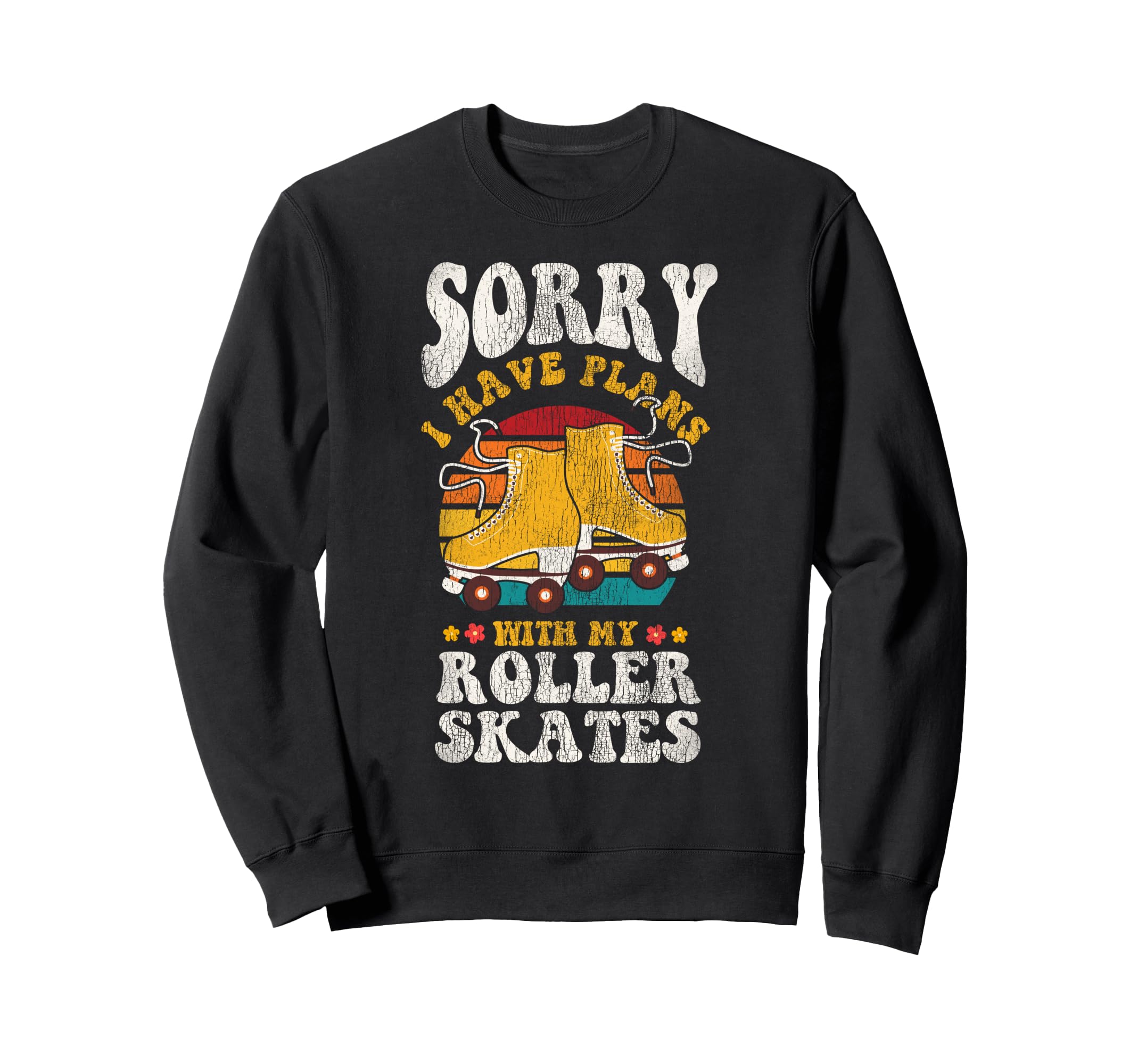 Roller Skating Skate 1970S Sweatshirt - Graphic Print Unisex - T-Shirt, Sweatshirt, Hoodie