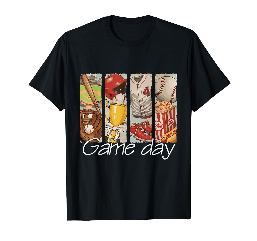 Baseball Mama Coquette Checkered T-Shirt - Minimalist Print Men Women - T-Shirt, Sweatshirt, Hoodie