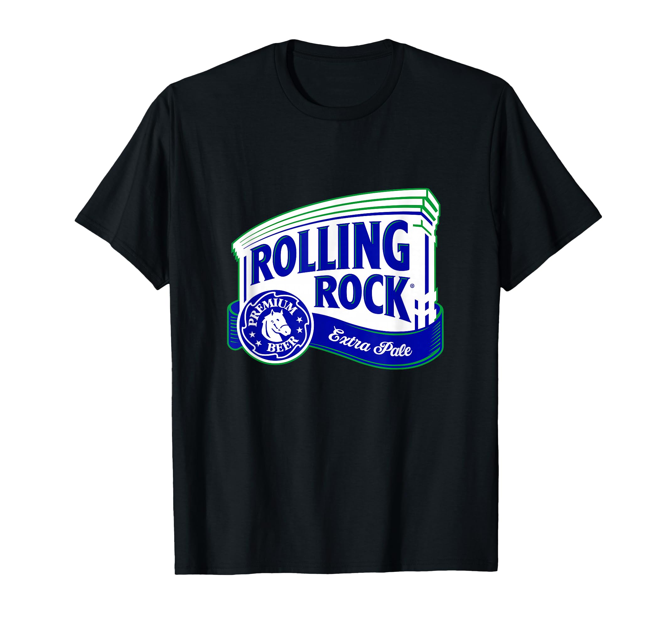 Rolling Rock Logo T-Shirt - Fun Novelty Design for Adults - T-Shirt, Sweatshirt, Hoodie