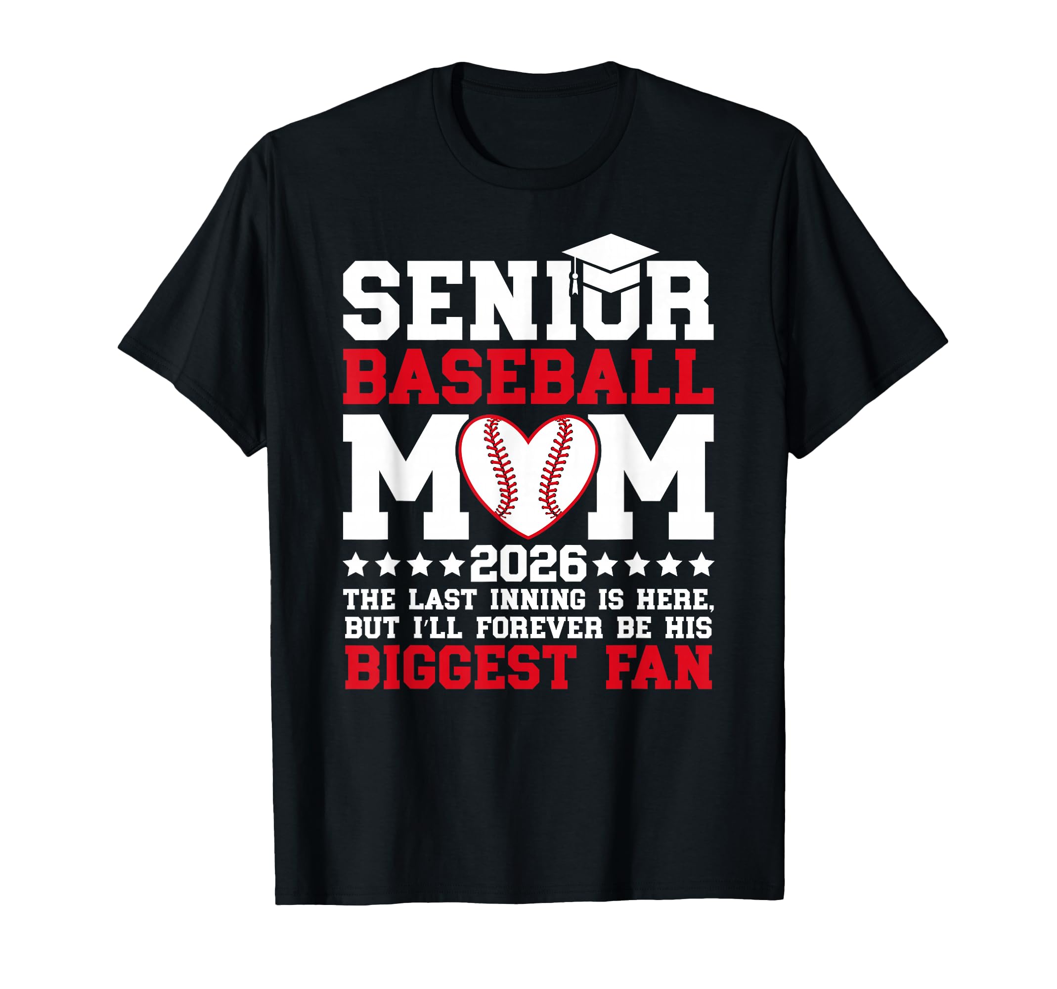 Baseball Senior Mom 2026 Proud Baseball T-Shirt - Trendy Graphic Men Women - T-Shirt, Sweatshirt, Hoodie