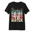 Baseball Sister Coquette Bow Biggest T-Shirt - Novelty Apparel for Adults - T-Shirt, Sweatshirt, Hoodie