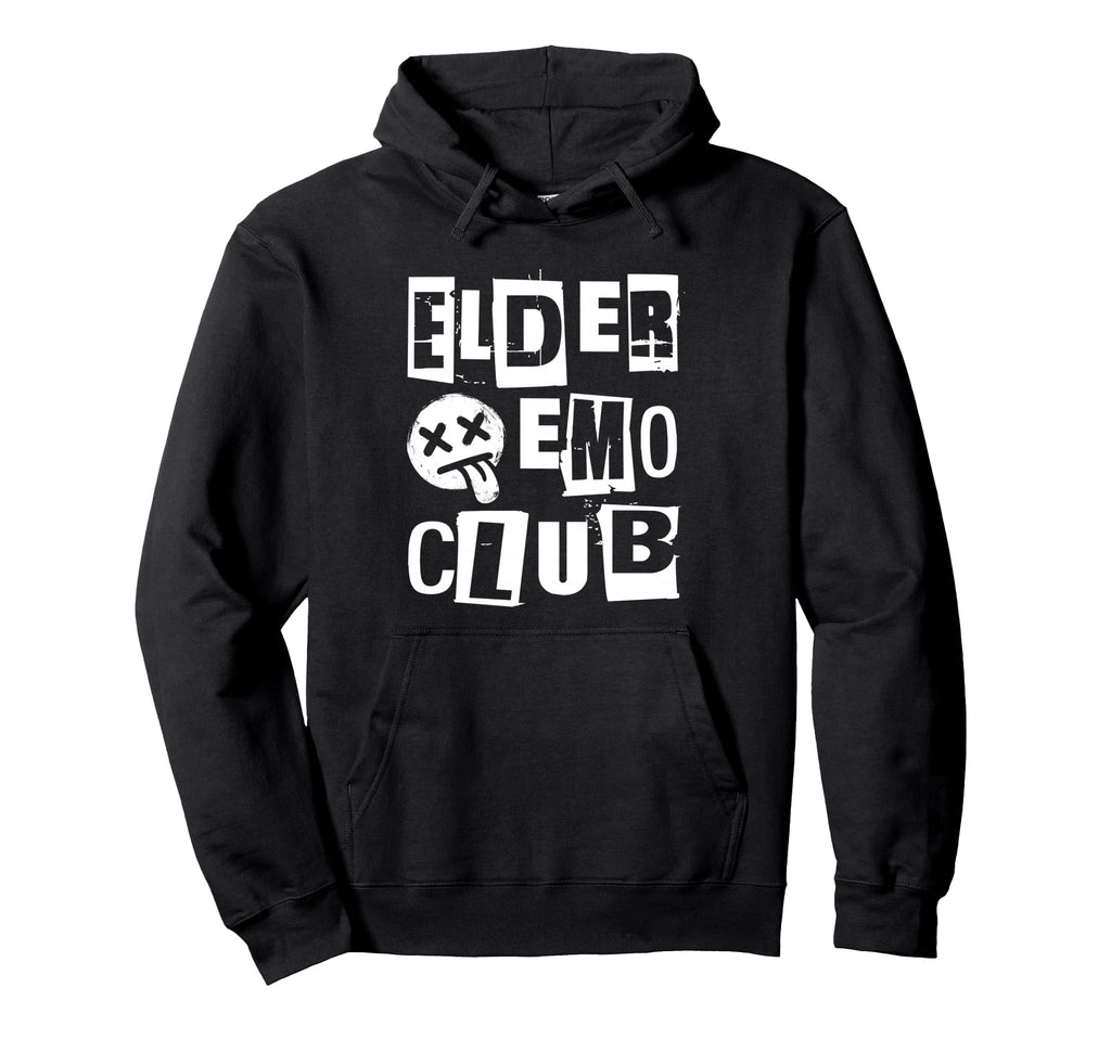 Emo Rock Elder Emo Club Y2K 2000S Ska Pop Hoodie - Graphic Print Unisex - T-Shirt, Sweatshirt, Hoodie