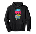 Roller Skating Roller Skates Hoodie - Custom Art Print Men Women - T-Shirt, Sweatshirt, Hoodie