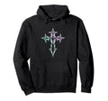 Gothic Cross Y2K Alt Aesthetic Hoodie - Graphic Print Men Women - T-Shirt, Sweatshirt, Hoodie