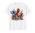 Dinosaurs Rock Legends Prehistoric Band T-Shirt - Minimalist Print Unisex - T-Shirt, Sweatshirt, Hoodie