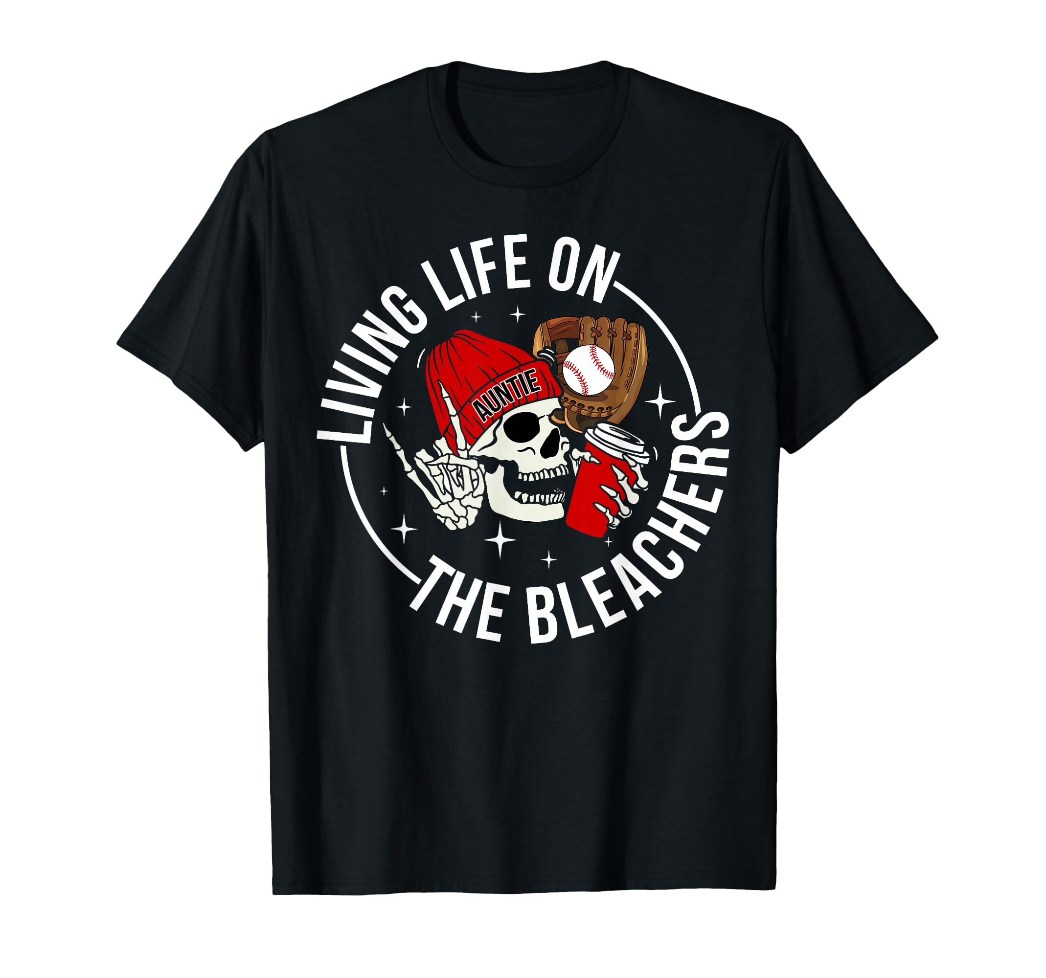 Bleachers Baseball Aunt Baseball Player T-Shirt - Graphic Print for Adults - T-Shirt, Sweatshirt, Hoodie