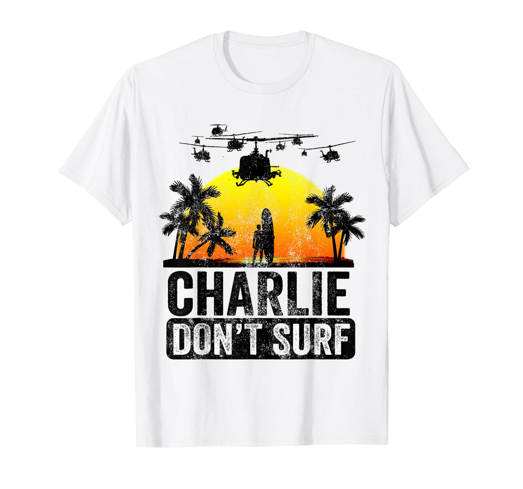 Rertro Charlie Dont Surf T-Shirt - Streetwear Style for Adults - T-Shirt, Sweatshirt, Hoodie