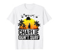 Rertro Charlie Dont Surf T-Shirt - Streetwear Style for Adults - T-Shirt, Sweatshirt, Hoodie