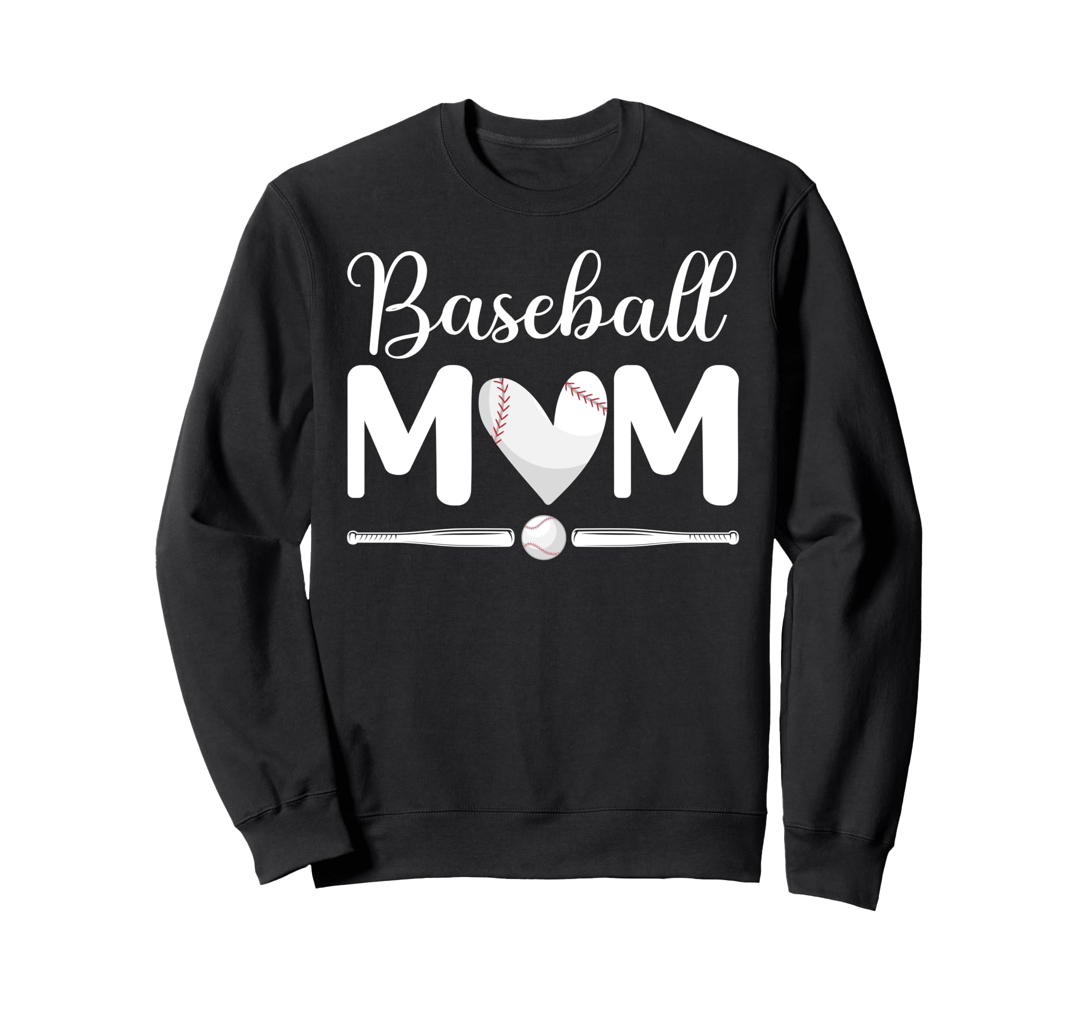 Baseball Mama Sports Player Baseball Mom Sweatshirt - Graphic Print Unisex - T-Shirt, Sweatshirt, Hoodie
