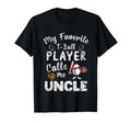 My Favorite T Ball Player Calls Me Uncle T-Shirt - Custom Art Print Unisex - T-Shirt, Sweatshirt, Hoodie