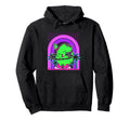 Aesthetic Vaporwave Outfits Dinosaur Hoodie - Unique Graphic Men Women - T-Shirt, Sweatshirt, Hoodie