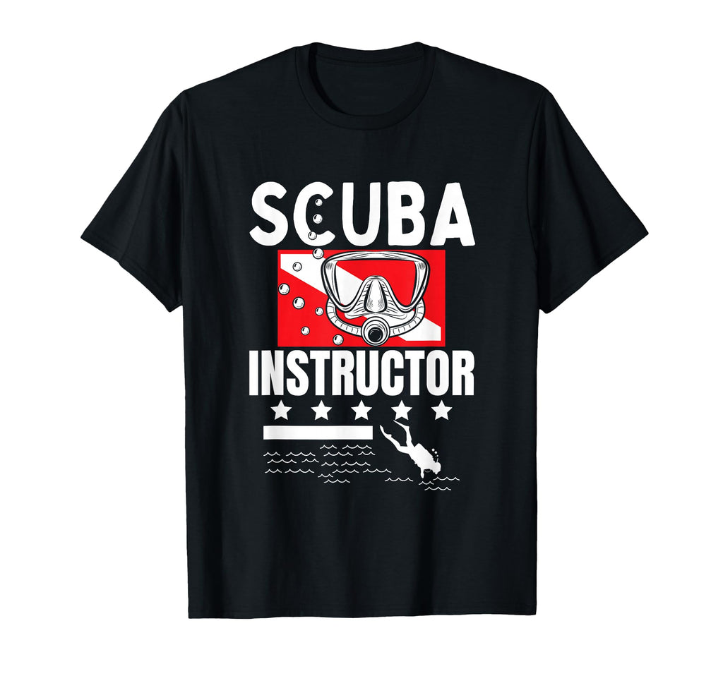 Scuba Diving Instructor Distressed T-Shirt - Custom Art Print for Adults - T-Shirt, Sweatshirt, Hoodie