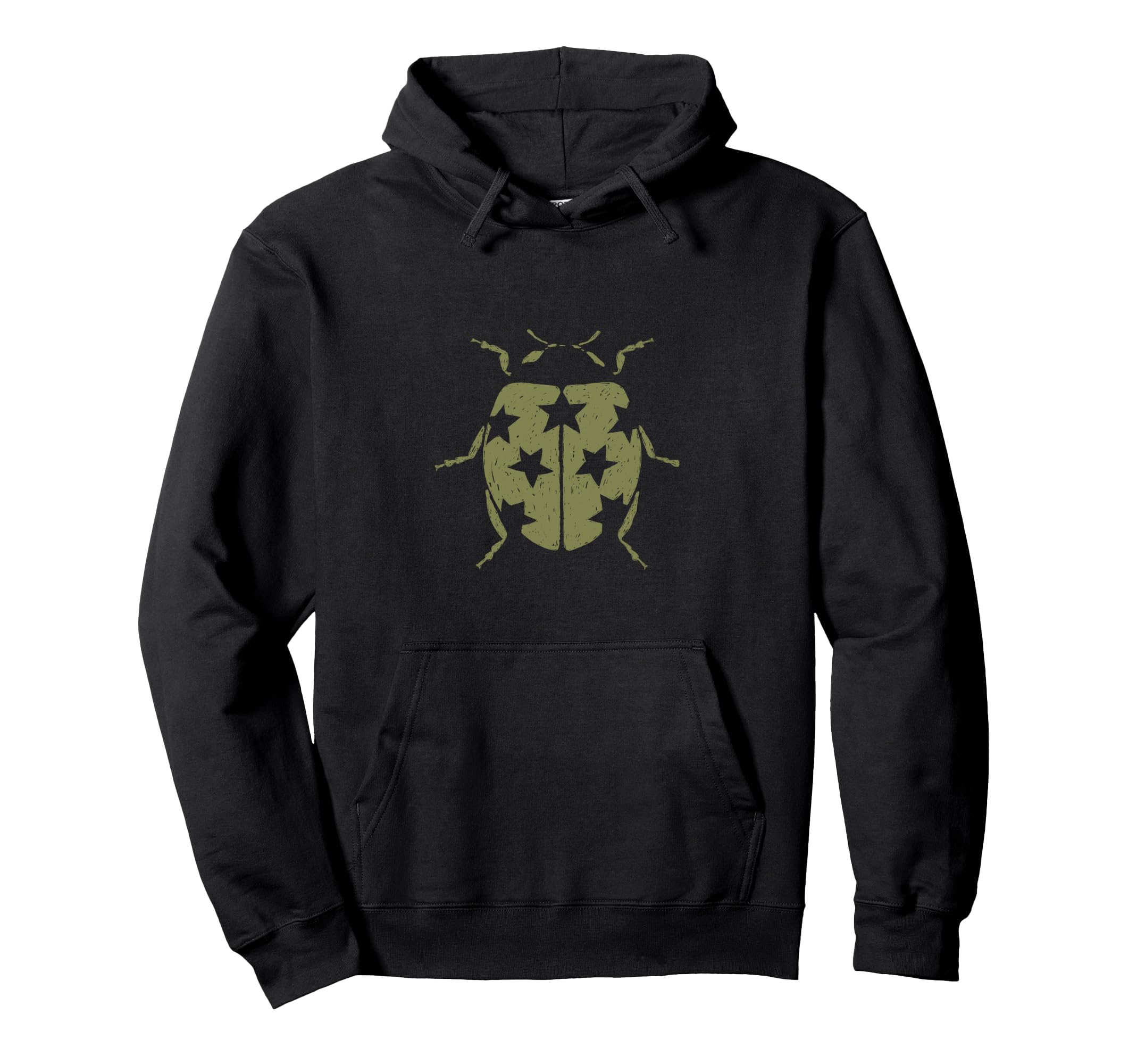Fairy Grunge Ladybug Star Dots Whimsy Hoodie - Fun Novelty Design Unisex - T-Shirt, Sweatshirt, Hoodie