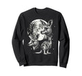 Kangaroo 90S Aesthetic Y2K Kangaroo Sweatshirt - Graphic Print Unisex - T-Shirt, Sweatshirt, Hoodie