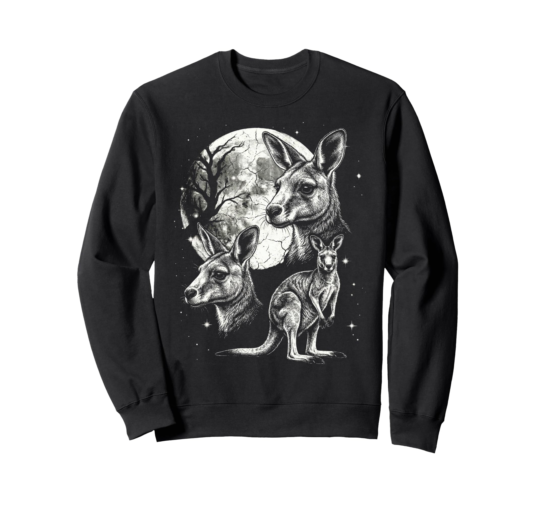 Kangaroo 90S Aesthetic Y2K Kangaroo Sweatshirt - Graphic Print Unisex - T-Shirt, Sweatshirt, Hoodie