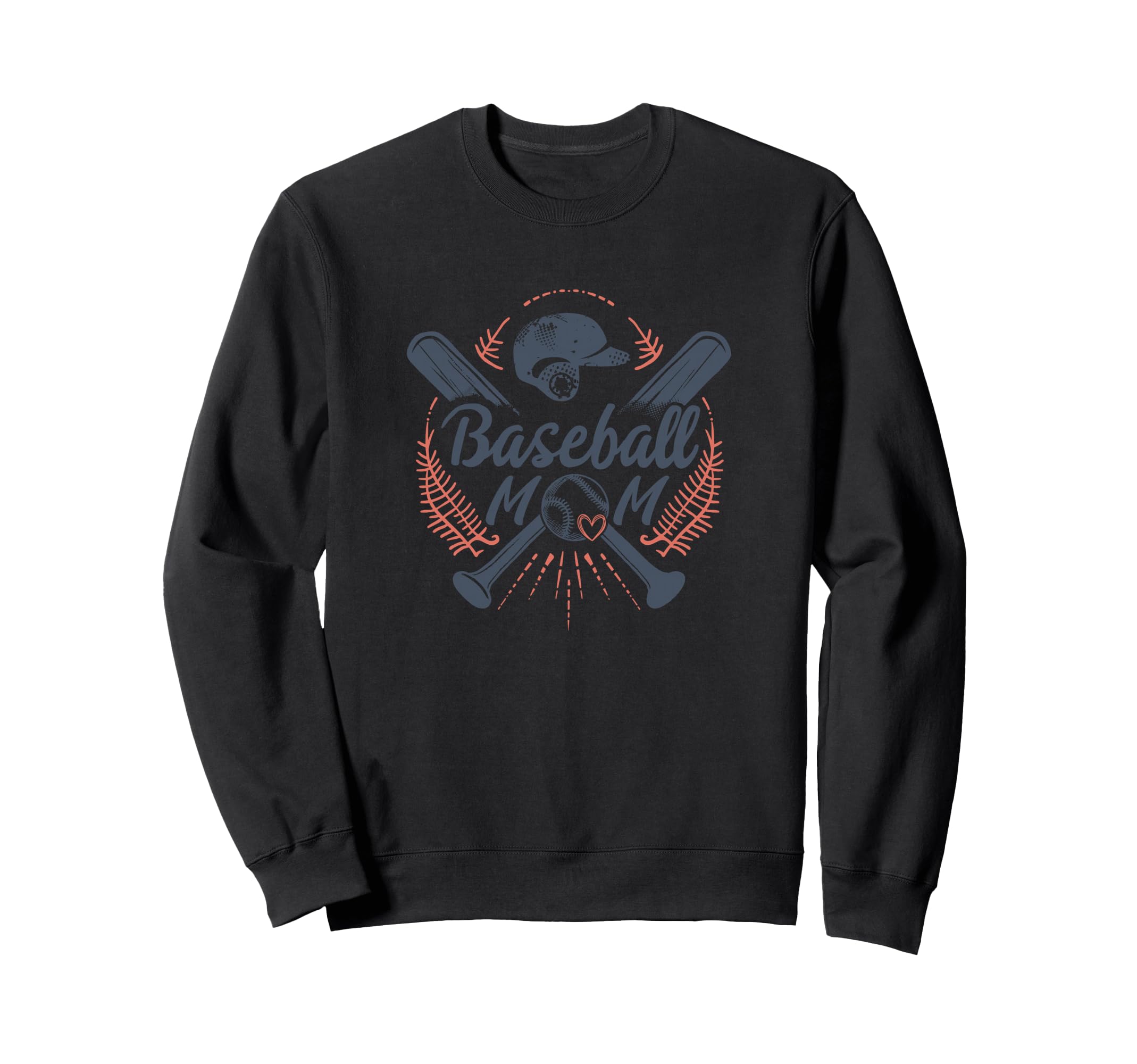 Proud Baseball Mom Game Day Sweatshirt - Graphic Print Men Women - T-Shirt, Sweatshirt, Hoodie
