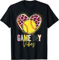 Softball Vibes Women Girls Game Day Merch Pjs - Adult & Kids T-Shirts, Sweatshirts & Hoodies apparel design preview 1