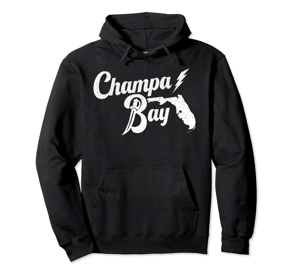 Champa Bay All Sports Distressed Hoodie - Graphic Print Unisex - T-Shirt, Sweatshirt, Hoodie