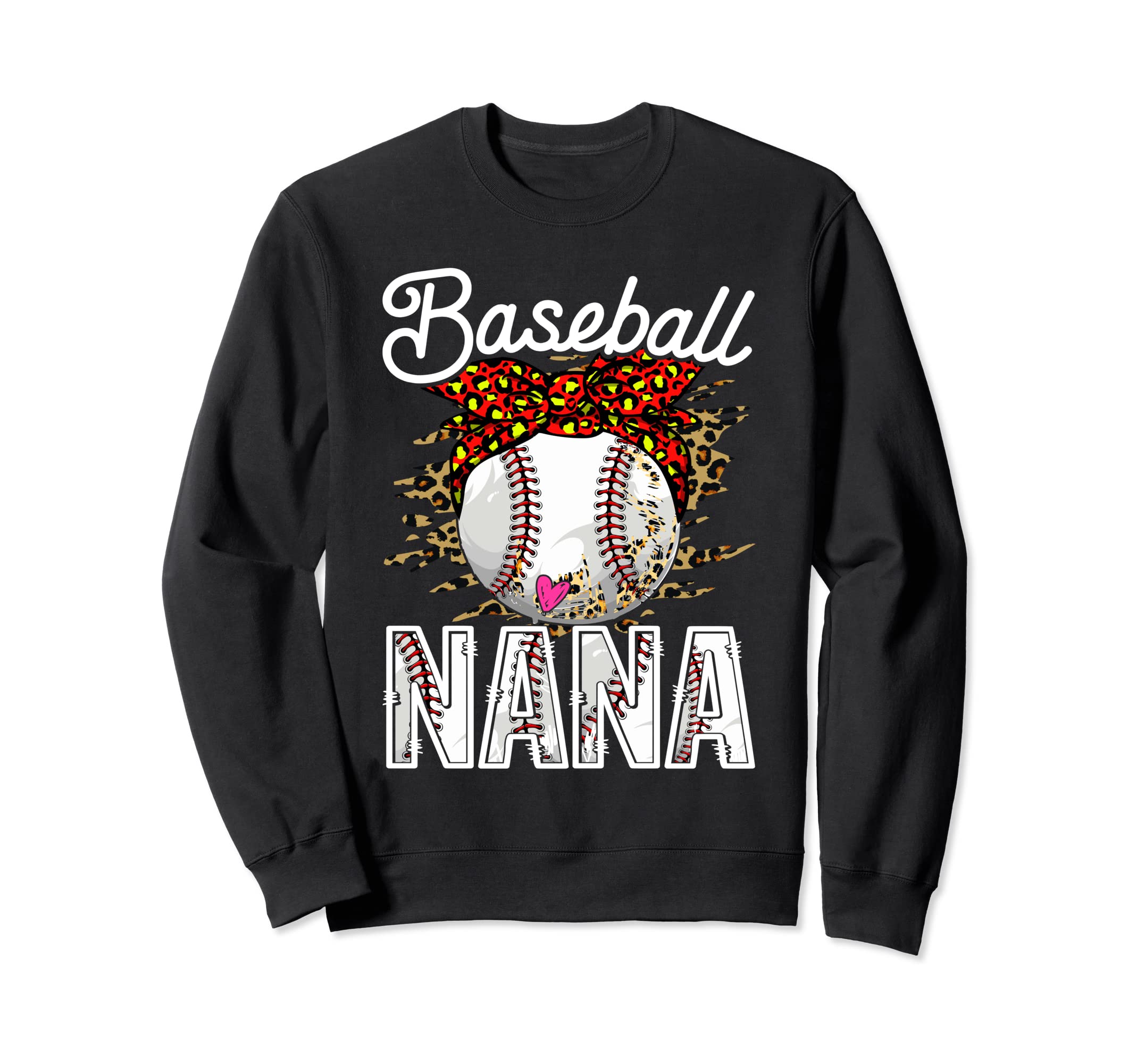 Baseball Nana Sport Player Nanny Sweatshirt - Custom Art Print for Adults - T-Shirt, Sweatshirt, Hoodie