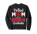Proud Mom Class 2024 Graduate Sweatshirt - Minimalist Print for Adults - T-Shirt, Sweatshirt, Hoodie