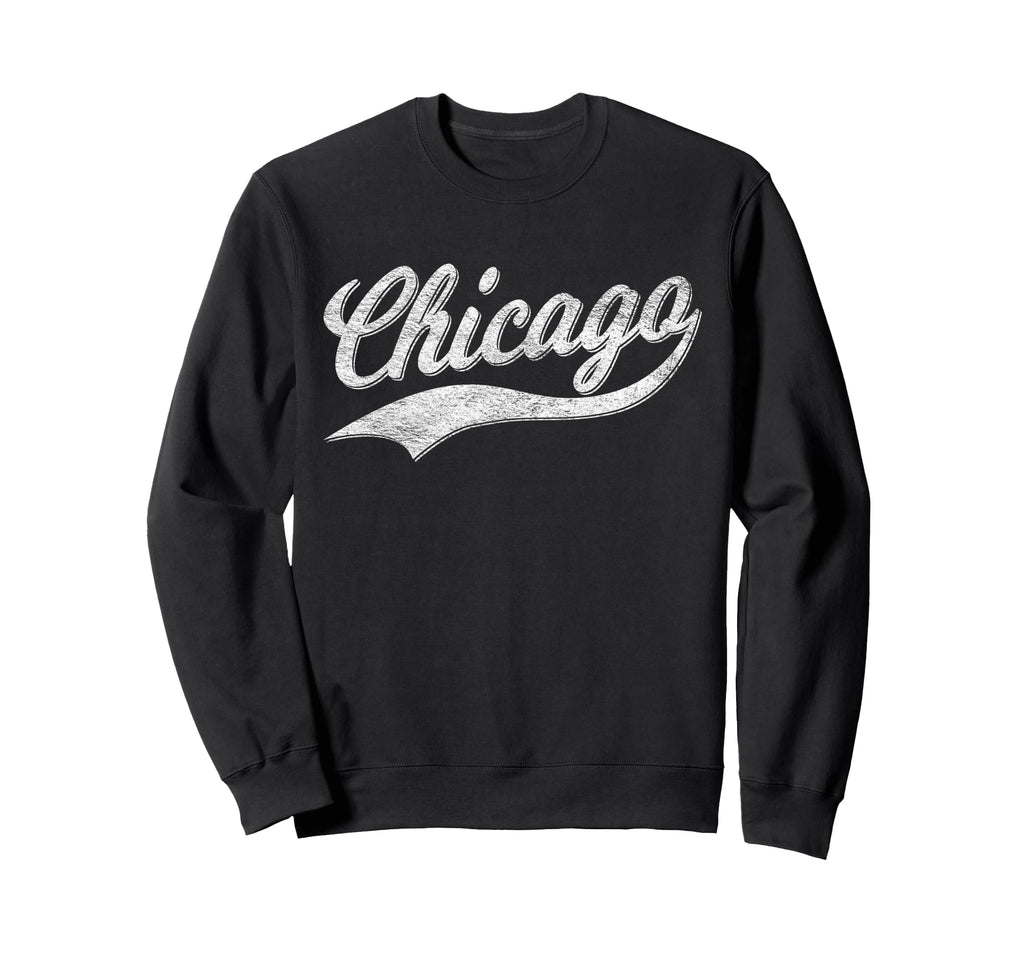Chicago Varsity Script Sports Sweatshirt - Custom Art Print for Adults - T-Shirt, Sweatshirt, Hoodie
